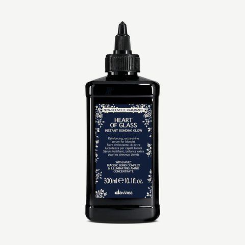 Instant Bonding Glow Укрепляющая сыворотка для экстраблеска блонда Heart of Glass Davines, 300 мл