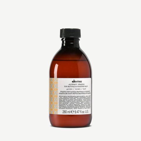 ALCHEMIC Shampoo Golden Шампунь с прямыми пигментами для усиления цвета волос золотой Davines, 280 мл