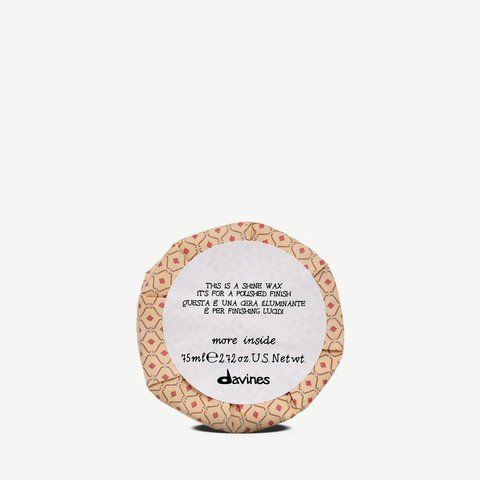 SHINE Wax Віск середньої фіксації для глянцевих образів з ефектом сяяння. Фіксація #2 More Inside Davines, 75 мл