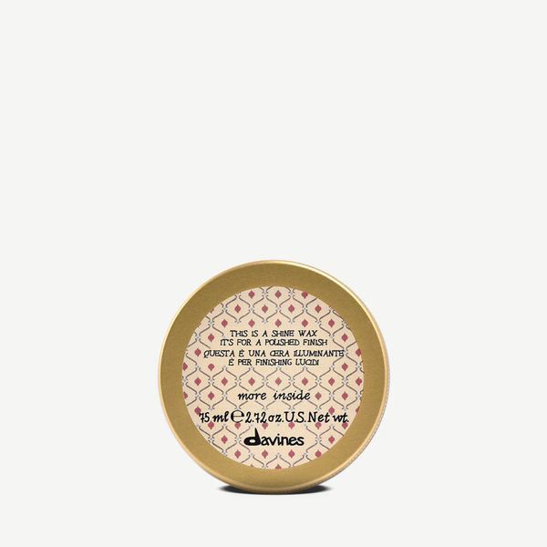 SHINE Wax Воск средней фиксации для глянцевых образов с эффектом сияния. Фиксация #2 More Inside Davines, 75 мл