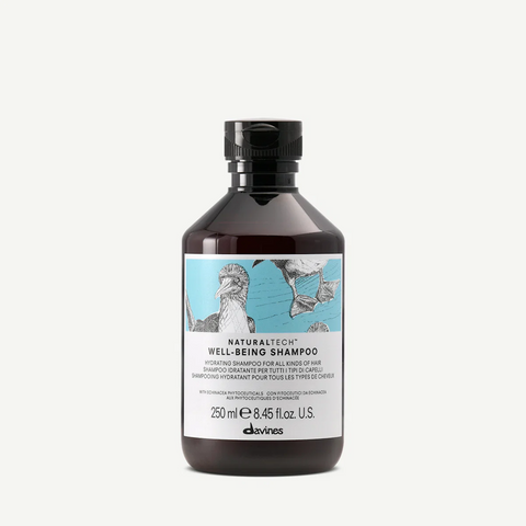 WELL BEING Shampoo Зволожувальний шампунь для всіх типів волосся Naturaltech Davines, 250 мл