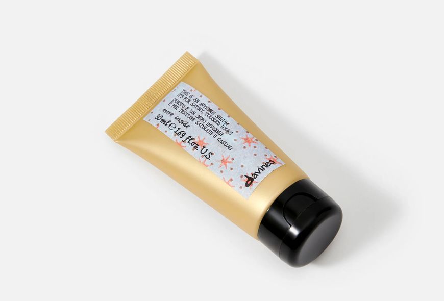 INVISIBLE Serum Невидимая сыворотка для создания эффекта шелковистости волос. Фиксация #1 More Inside Davines, 50 мл
