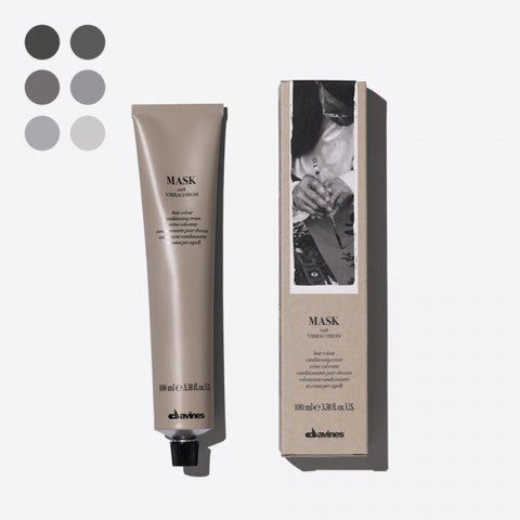 Mask with Vibrachrom M9.1 Очень светлый блонд пепельный Davines крем-краска для перманентного окрашивания