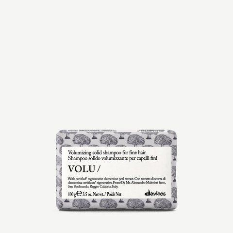 VOLU Shampoo bar Твердий шампунь для надання об'єму тонкому волоссю Essential Haircare Davines, 100 мл