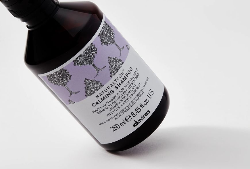 CALMING Shampoo Успокаивающий шампунь для чувствительной кожи головы Naturaltech Davines, 250 мл