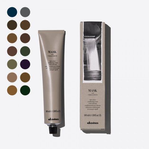 Mask with Vibrachrom M5.0 Коричневый натуральный Davines крем-краска для перманентной покраски