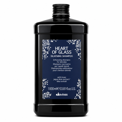 SILKENING Shampoo Шампунь для підтримки кольору та шовковистості волосся Heart of Glass Davines, 1000 мл