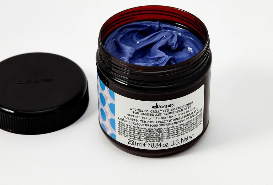 ALCHEMIC Creative Conditioner Marine Blue Кондиционер с прямыми пигментами для усиления цвета волос морская волна Davines, 250 мл