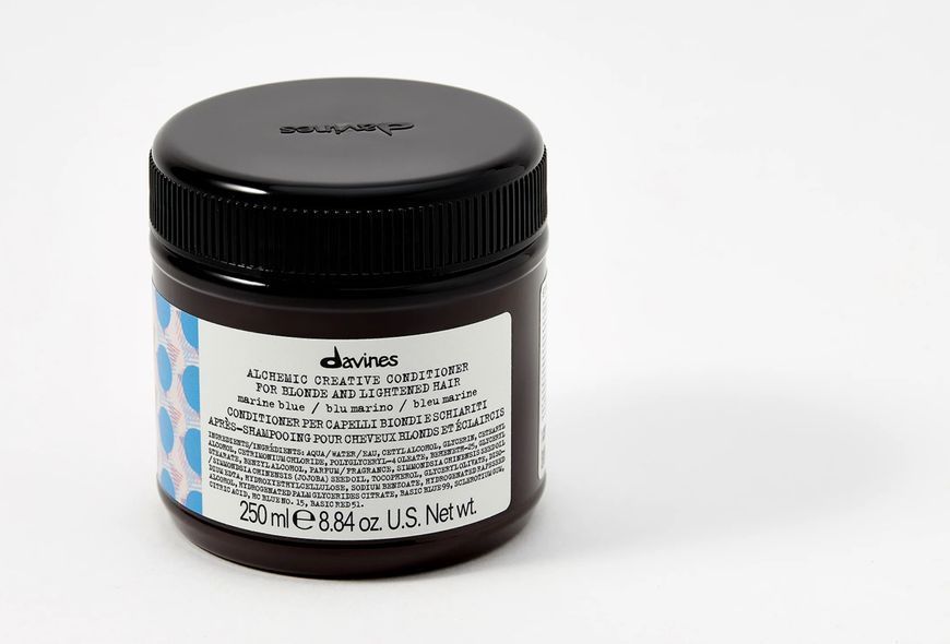 ALCHEMIC Creative Conditioner Marine Blue Кондиционер с прямыми пигментами для усиления цвета волос морская волна Davines, 250 мл