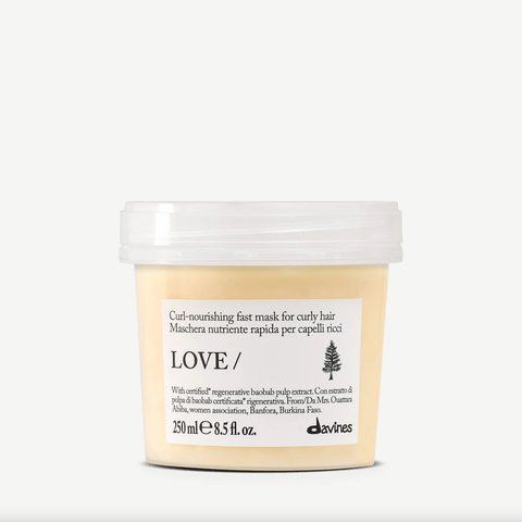 LOVE curl Hair Mask Маска для питания и контроля завитка Essential Haircare Davines, 250 мл