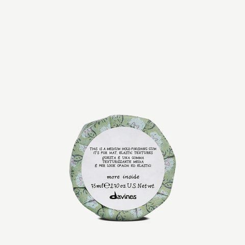 MEDIUM HOLD FINISHING Gum Еластик-гель середньої фіксації для матового ефекту. Фіксація #3 More Inside Davines, 75 мл