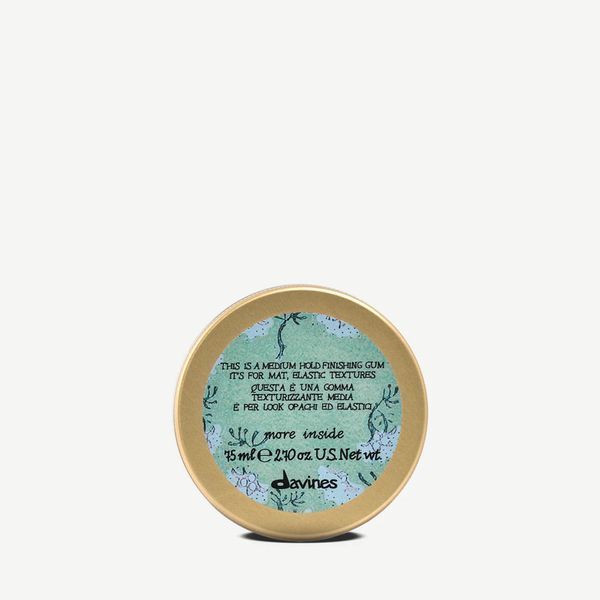 MEDIUM HOLD FINISHING Gum Еластик-гель середньої фіксації для матового ефекту. Фіксація #3 More Inside Davines, 75 мл