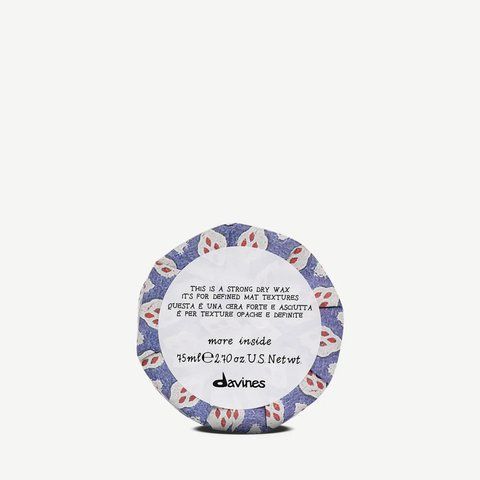 STRONG DRY Wax Сухий віск сильної фіксації для текстурних матових акцентів. Фіксація #5 More Inside Davines, 75 мл
