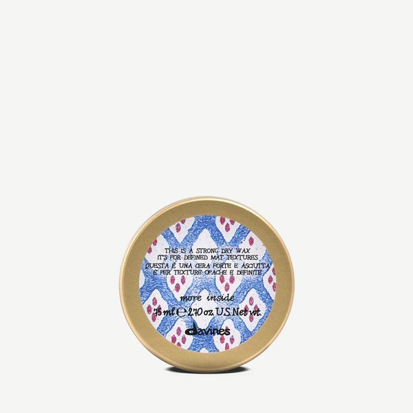 STRONG DRY Wax Сухий віск сильної фіксації для текстурних матових акцентів. Фіксація #5 More Inside Davines, 75 мл