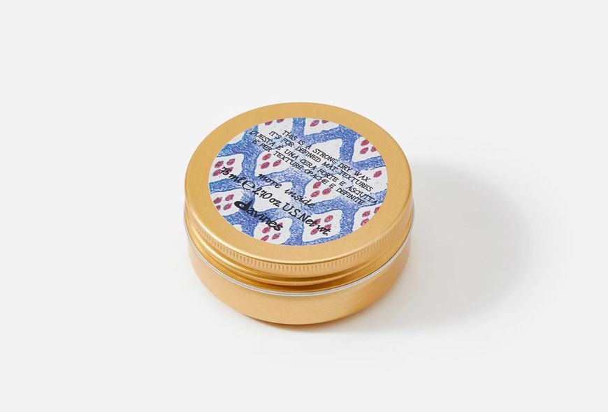 STRONG DRY Wax Сухой воск сильной фиксации для матовых текстурных акцентов. Фиксация #5 More Inside Davines, 75 мл
