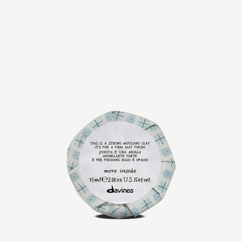 STRONG MOULDING Clay Глина для моделювання зачісок сильної фіксації зі стійким матовим ефектом. Фіксація #4 More Inside Davines, 75 мл