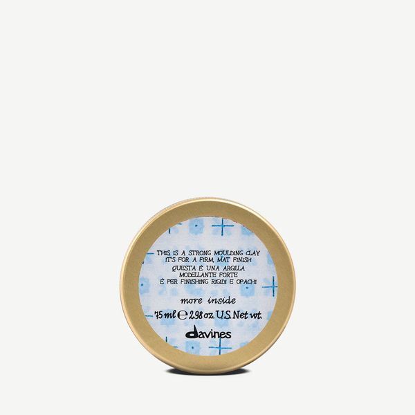 STRONG MOULDING Clay Глина для моделирования прически сильной фиксации с устойчивым матовым эффектом. Фиксация #4 More Inside Davines, 75 мл
