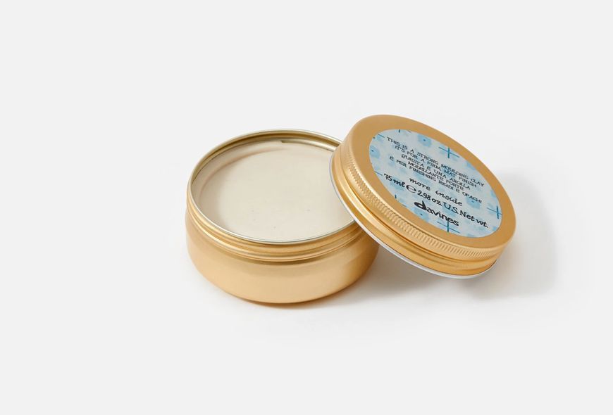 STRONG MOULDING Clay Глина для моделирования прически сильной фиксации с устойчивым матовым эффектом. Фиксация #4 More Inside Davines, 75 мл