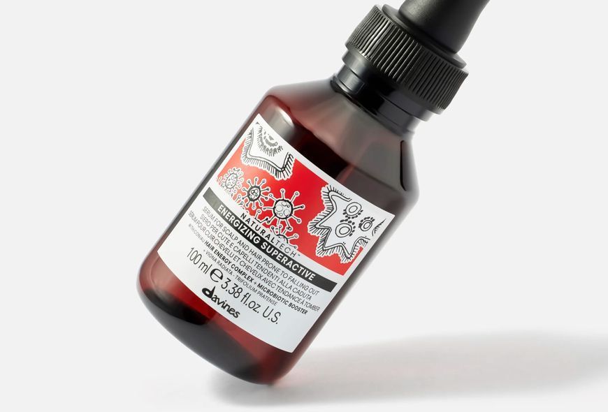 ENERGIZING superactive Енергетична концентрована сироватка для боротьби з випадінням волосся, зумовленого гормональним фактором Naturaltech Davines, 100 мл